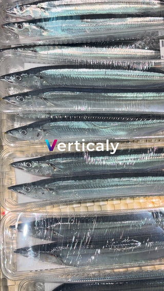 新鮮な魚介類、パック詰め