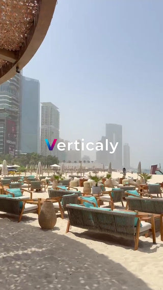 ビーチサイドカフェの風景