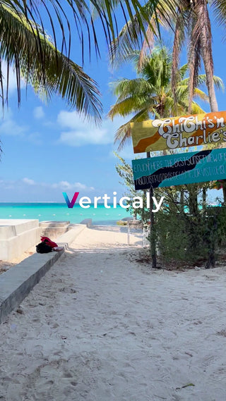 ビーチへの小道、夕焼けビュー