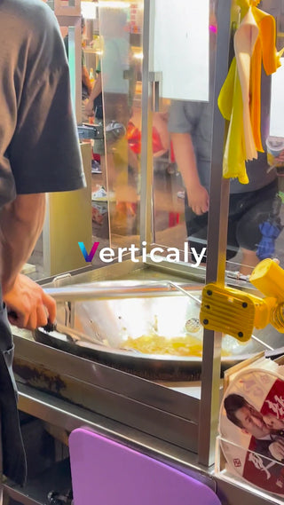 油で揚げる屋台料理