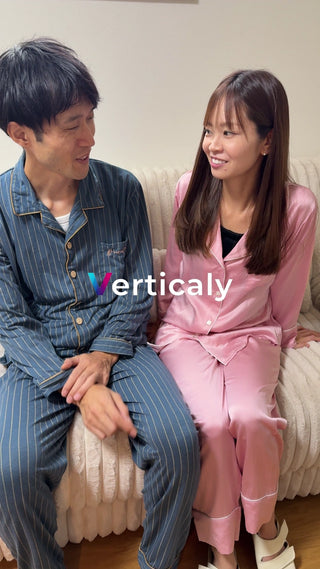 仲睦まじい二人、お家時間