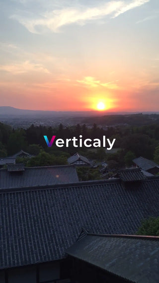 夕焼け古都の風景