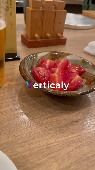 トマト、彩り豊かに