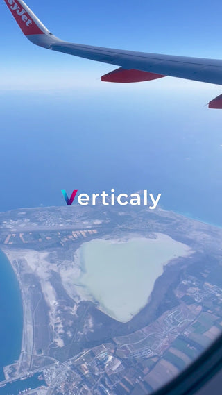 空からの眺め、島と海