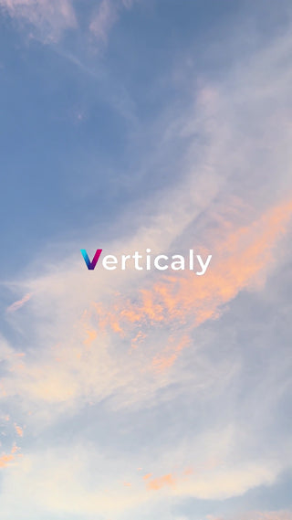 夕焼け空とVertically