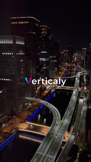 都会の夜景、高速道路