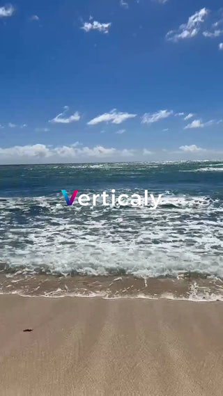 波打ち際の美しい風景