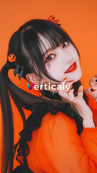 ハロウィンメイク、魅惑の表情