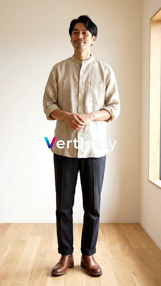 都会的な男性の装い