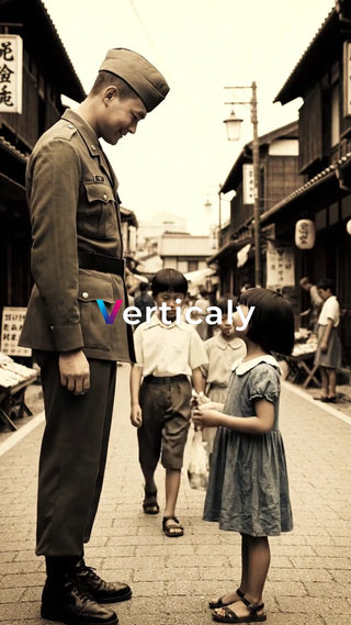 兵士と子供たちの交流