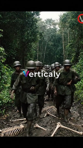 泥濘を進む兵士たち