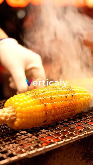 焼きたてトウモロコシ