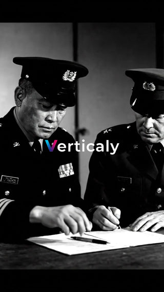 軍服姿の男性、書類にサイン