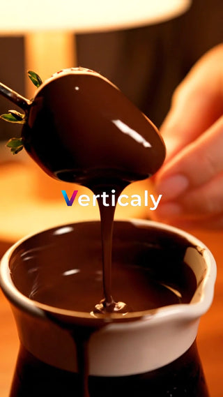 チョコレートがとろける瞬間