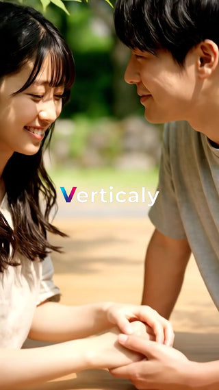 笑顔で手を取り合う二人