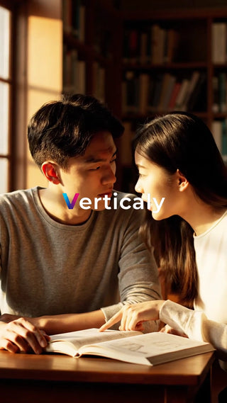 読書する男女、穏やかな時間