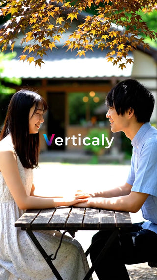 手繋ぎ、カフェデートの午後