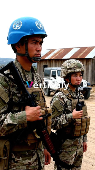 兵士、装備と視線の先