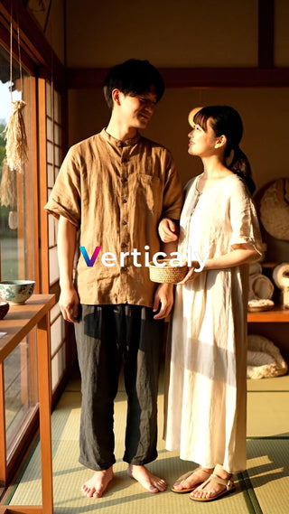 寄り添う二人、穏やかな時間