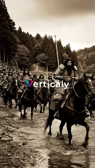 時代劇、馬に乗る武士達