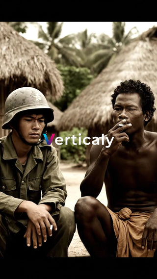 戦場、男たちの休息