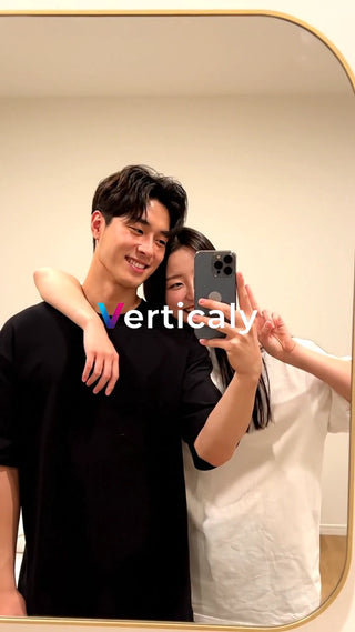 仲良しカップルの記念写真