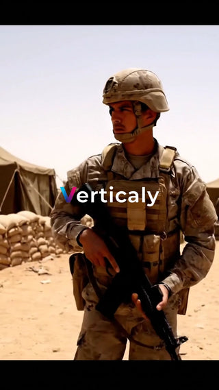 砂漠地帯の兵士