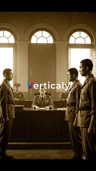 法廷で証言する人々