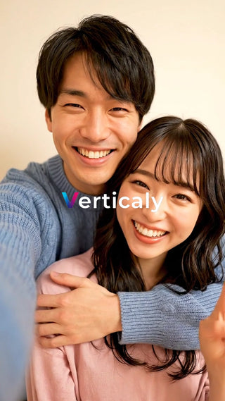 笑顔溢れるカップル