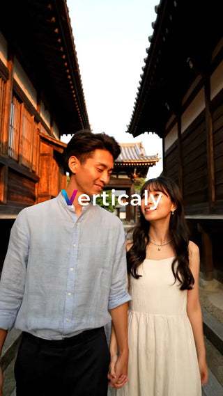 手を取り合う恋人たち