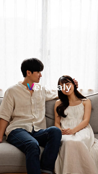 寄り添う二人、穏やかな時間