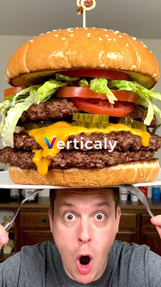 巨大バーガーに驚愕!
