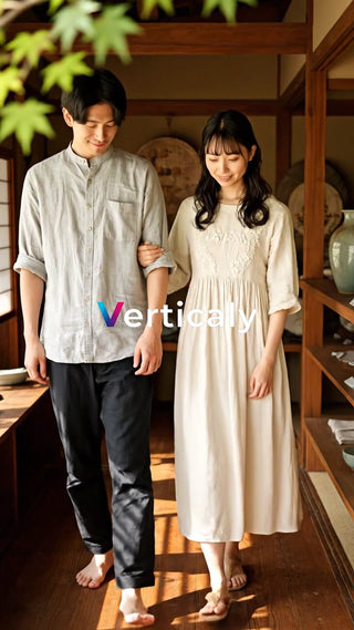 寄り添う二人、穏やかな時間