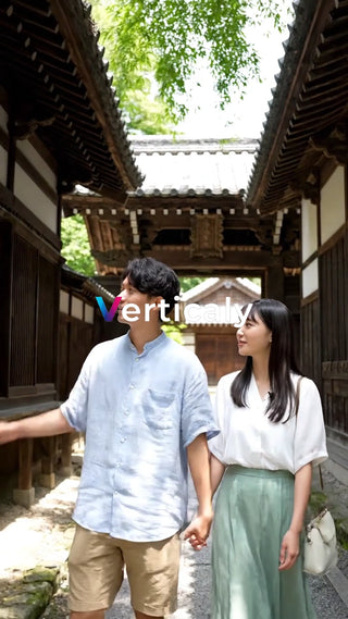 古都散策、手繋ぎデート