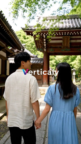 手繋ぎ、古都散策デート