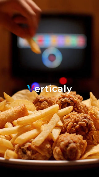 揚げ物とテレビ鑑賞