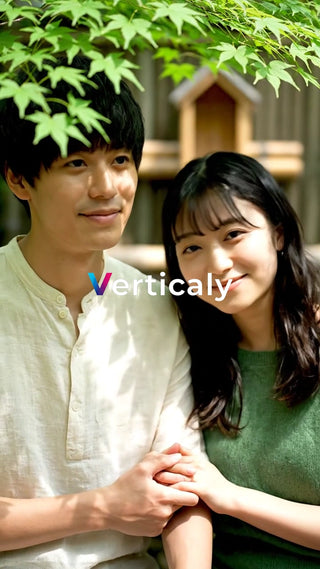 寄り添う二人、穏やかな時間