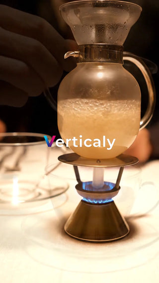 サイフォンで淹れる、コーヒーの香り