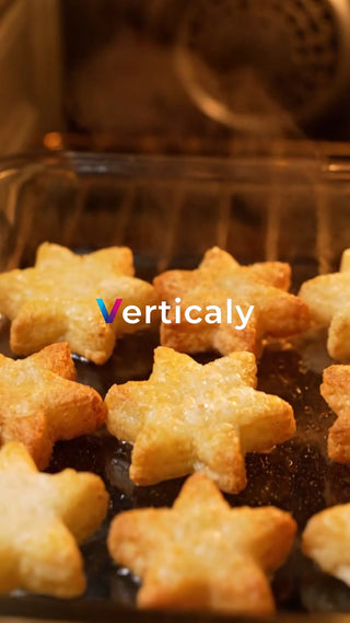 星形フライドポテト、揚げたて