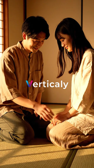 寄り添う二人、穏やかな時間