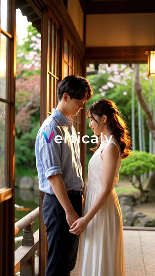 寄り添う二人、穏やかな時間