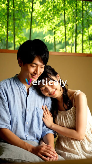 寄り添う二人、穏やかな時間