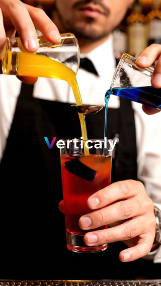 カクテル作りの瞬間