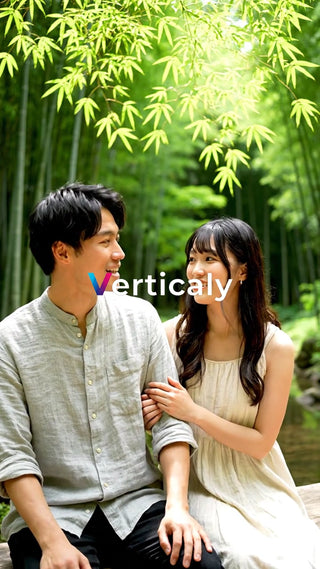 竹林デート、穏やかな時間