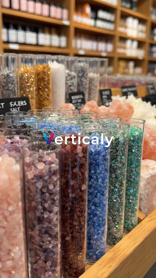 色とりどりの岩塩たち