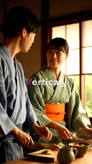 着物姿の二人、語らいの時間