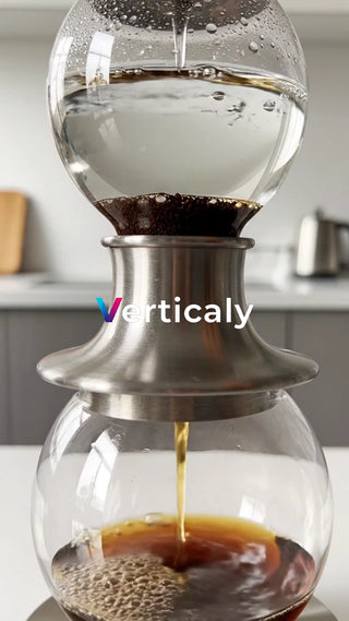 コーヒー抽出の様子