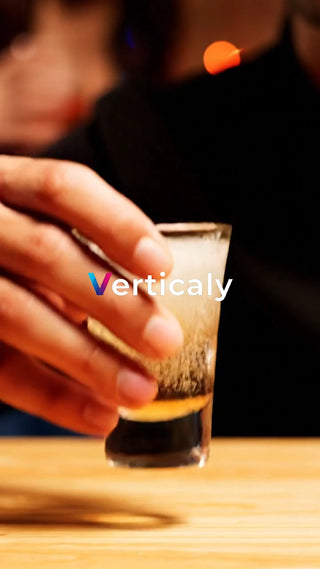 ショットグラス、多層カクテル