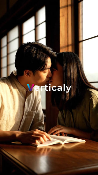 キス寸前の二人、読書の時間