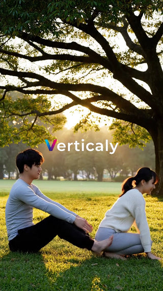 公園でヨガ、穏やかな時間